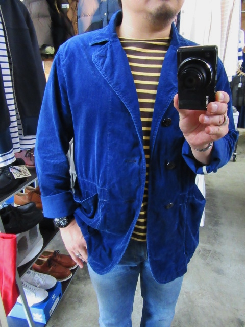 今秋の注目株★ Kato ・・・ Indigo CORDUROY JACKET!★!_d0152280_1085719.jpg