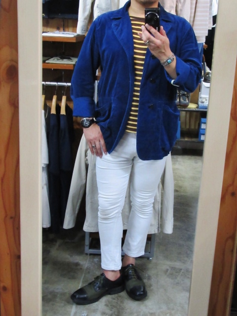 今秋の注目株★ Kato ・・・ Indigo CORDUROY JACKET!★!_d0152280_1091036.jpg