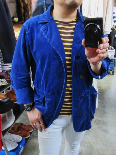今秋の注目株★ Kato ・・・ Indigo CORDUROY JACKET!★!_d0152280_1091761.jpg