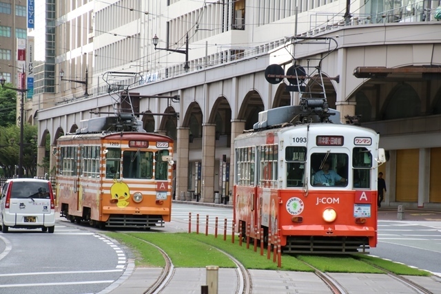 藤田八束の鉄道写真＠貨物列車は元気いっぱい、リゾート列車は楽しさいっぱい、路面電車は子供達でとっても賑やか_d0181492_16322155.jpg