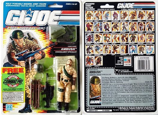 GI Joe Accessory 1990 Sub-Zero Field Pack Action Figures Toys & Hobbies
