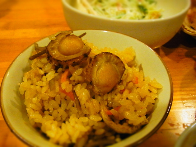 【ふたり弁】豚肉野菜の生姜炒め。初・ホタテご飯。_a0305046_09401752.jpg