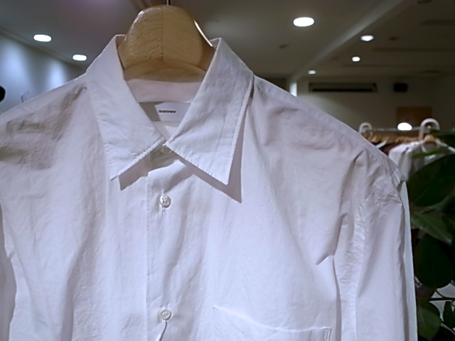 Graphpaper　Typewriter Regular Collar Shirts_d0269455_8431067.jpg