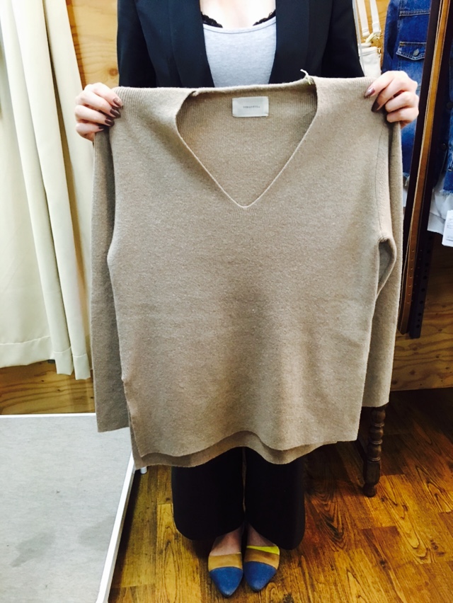 トゥデイフルTODAYFUL V Neck Rib Knit_e0076692_14245782.jpg