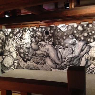でんでん祭り×竹井友輝漆画展_e0135219_12541129.jpg