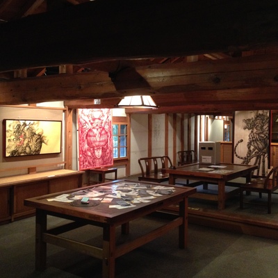 でんでん祭り×竹井友輝漆画展_e0135219_1363297.jpg