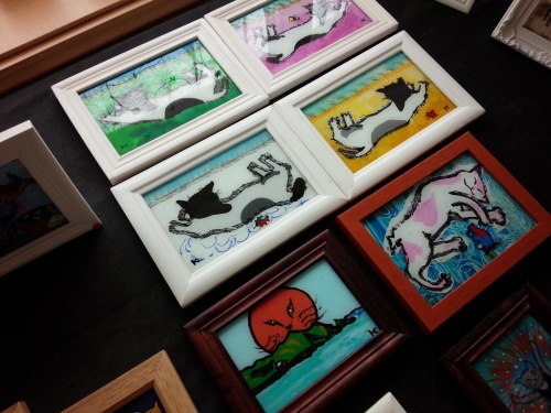 ガラス絵の作品展に行ってきました_f0374160_17264342.jpg
