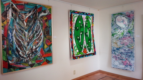 ガラス絵の作品展に行ってきました_f0374160_17270940.jpg