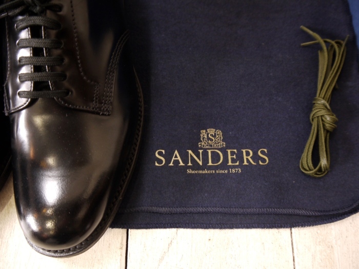 SANDERS MILITARY PLAIN TOE SHOE 入荷_f0224266_17500730.jpg