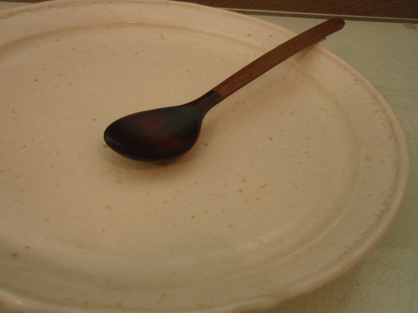 木のさじ・乾漆の茶匙_b0132442_16365528.jpg