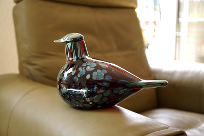 iittal Birds by Toikka -Ruby bird red & cranberry : buckの