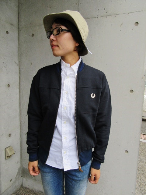 FRED PERRY × Nigel Cabourn ・・・ Military SWEAT BOMBER JACKET STYLE!★!_d0152280_3521010.jpg