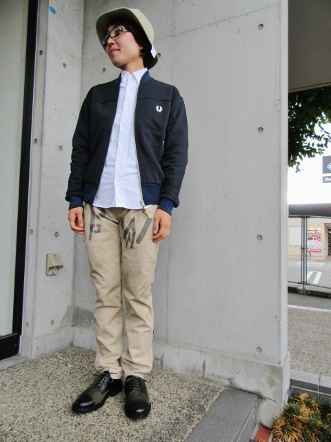 FRED PERRY × Nigel Cabourn ･･･ Military SWEAT BOMBER JACKET STYLE！★！_d0152280_3525347.jpg
