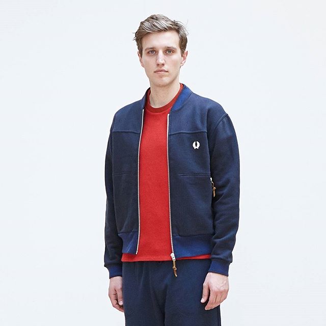 FRED PERRY × Nigel Cabourn ・・・ Military SWEAT BOMBER JACKET STYLE!★!_d0152280_3551838.jpg