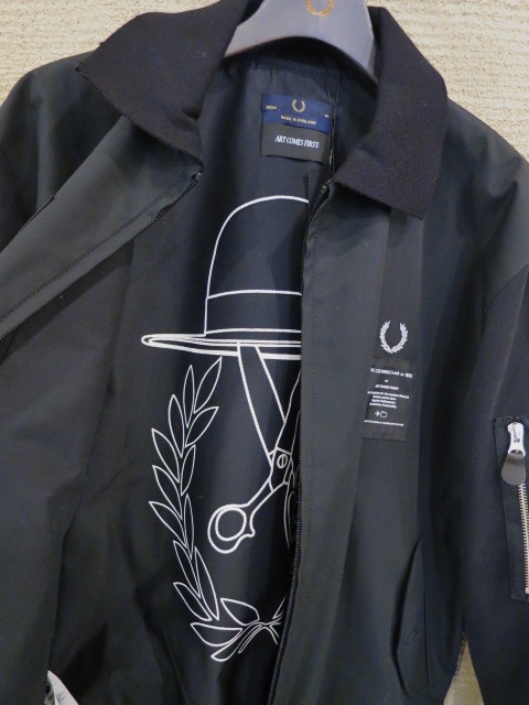FRED PERRY × Nigel Cabourn ･･･ Military SWEAT BOMBER JACKET STYLE！★！_d0152280_3583010.jpg