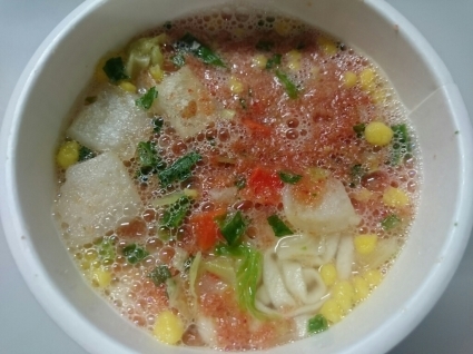 9/18夜勤食 日清のどん兵衛明太子クリームうどん¥216 & Others_b0042308_01585838.jpg
