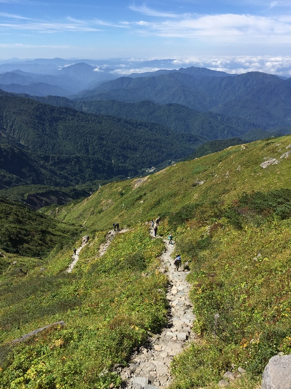 白山登山（御前峰～砂防ルート）_c0113733_2254537.jpg