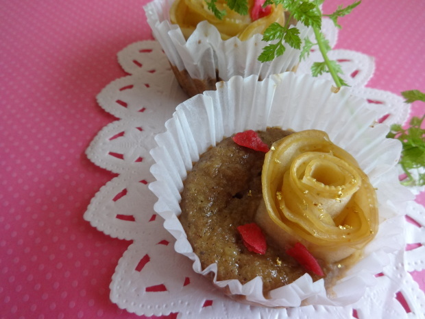 リンゴの薔薇ケーキ｜パリジェンヌ風おうちごはん｜2016年9月_b0345136_09153405.jpg