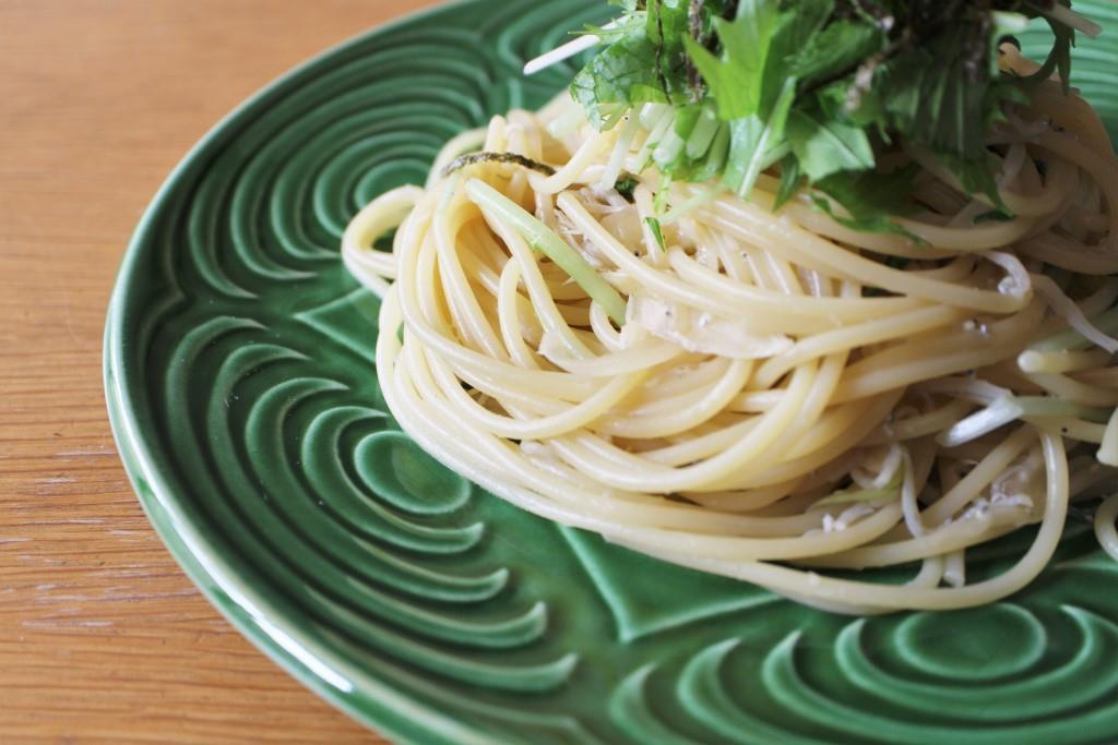 しらすパスタ_f0220354_09024326.jpg