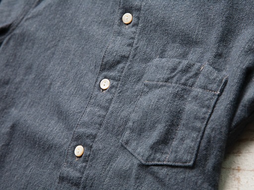 GRANDAD SHIRT　CHARCOAL_d0160378_144886.jpg