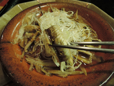 穴子の柳川_f0157910_16054419.jpg
