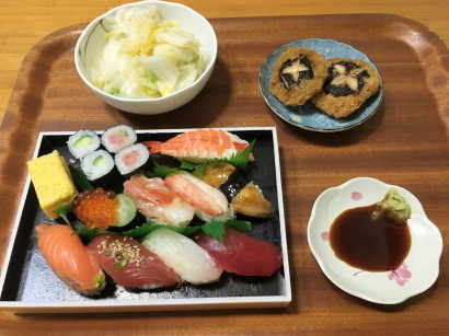 炎天下の次は台風に長雨　　夕食その他_c0097838_16401832.jpg