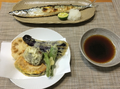 炎天下の次は台風に長雨　　夕食その他_c0097838_16424669.jpg