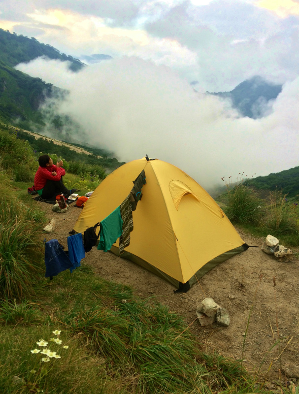 白馬鑓温泉ー祖母谷温泉 Fastpacking+Bouldering 2016/08-24-26 Day.1_b0220886_17423770.jpg