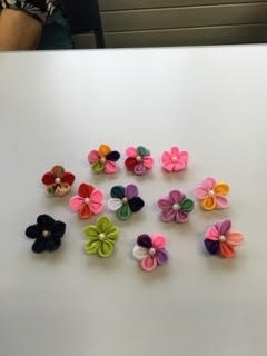 介護予防センターでつまみ細工2DAYS_c0122475_10001277.jpg