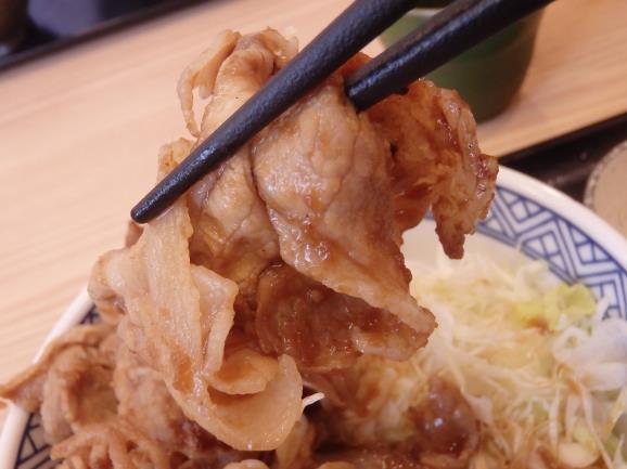 吉野家の豚生姜焼丼 長田五番町店_c0118393_945299.jpg