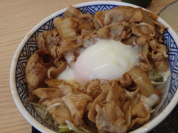 吉野家の豚生姜焼丼 長田五番町店_c0118393_9573612.jpg