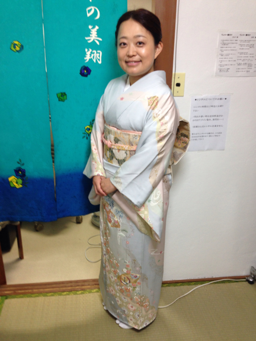 訪問着着付けおふたり_f0140343_17015729.jpg
