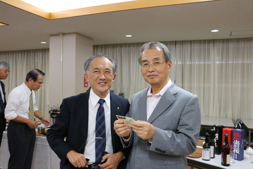 各学部同窓会及び校友会と大学との情報交換会後の懇親会・１_c0075701_232953.jpg