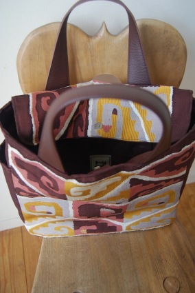 着物リメイク・帯からベスト&bag_d0127925_23540097.jpg