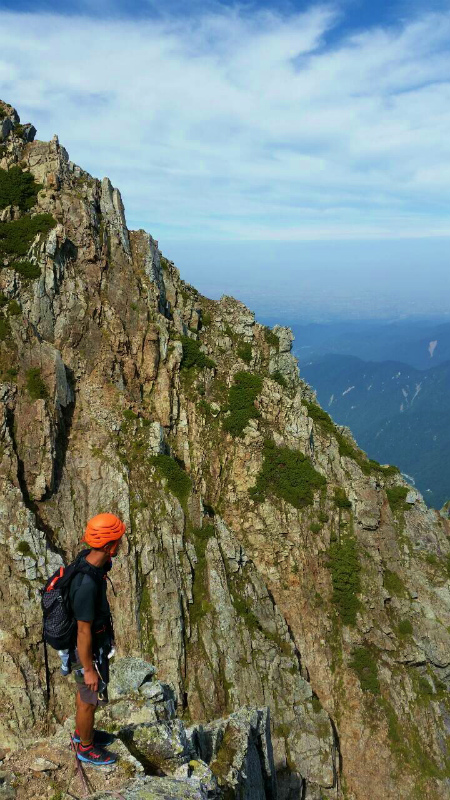 剱岳八ツ峰-北方稜線 Alpine Scrambling at Mt.Tsurugi Day.2 2016/09/01-03_b0220886_16374642.jpg