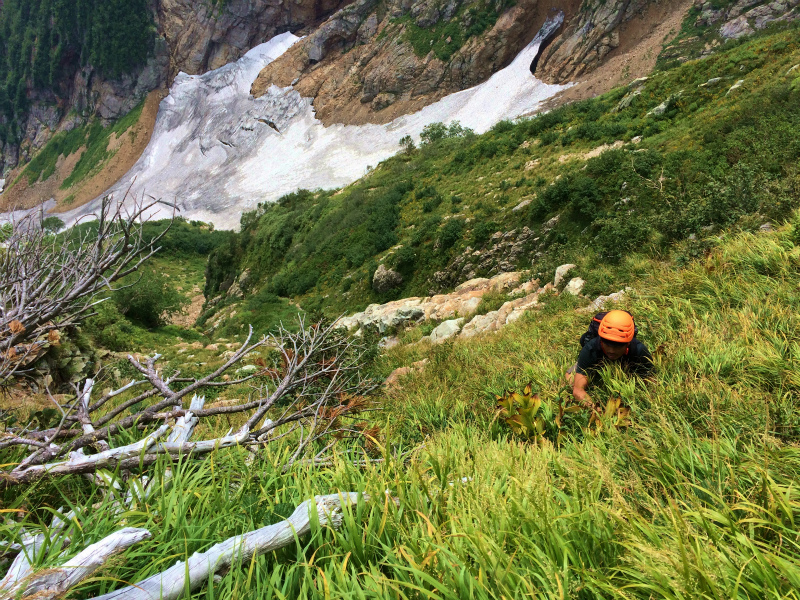 剱岳八ツ峰-北方稜線 Alpine Scrambling at Mt.Tsurugi Day.2 2016/09/01-03_b0220886_1820064.jpg