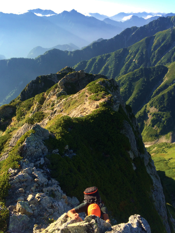 剱岳源次郎尾根 Fastpacking+Alpine Scrambling at Mt.Tsurugi Day.3 2016/09/01-03_b0220886_21143520.jpg