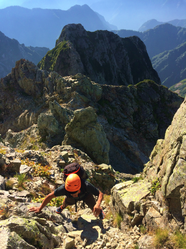 剱岳源次郎尾根 Fastpacking+Alpine Scrambling at Mt.Tsurugi Day.3 2016/09/01-03_b0220886_21154820.jpg