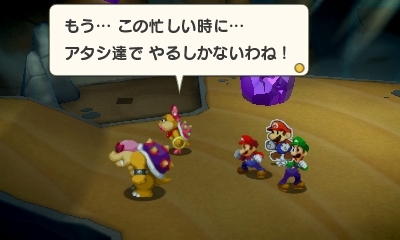 【感想備忘録（単独）】：『マリオ＆ルイージRPG ペーパーマリオMIX』（3DS）_c0090360_18035208.jpg