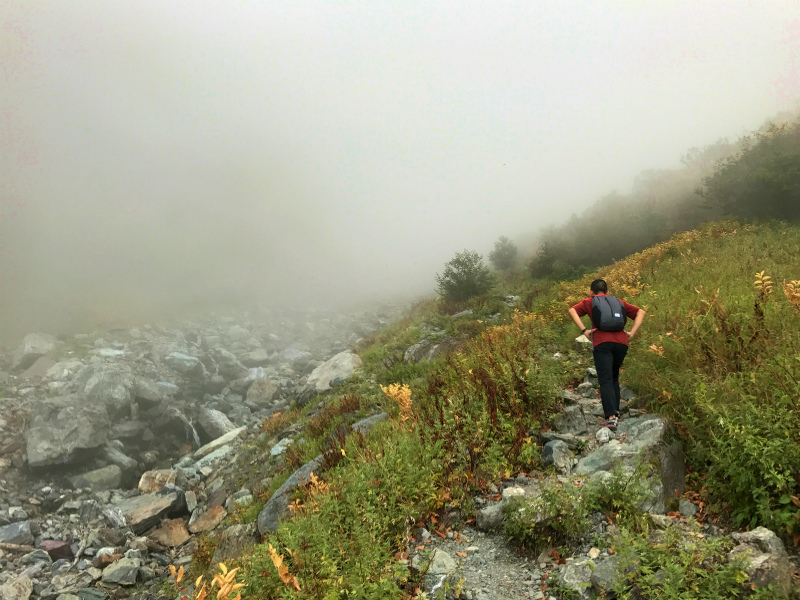 北岳バットレス Alpine Scrambling at Kitadake Buttress 2016/09/27-28_b0220886_19165470.jpg