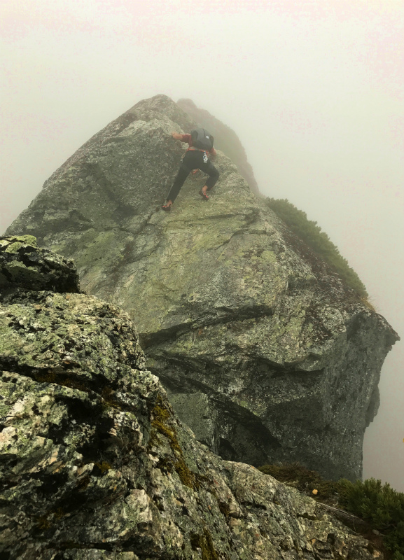 北岳バットレス Alpine Scrambling at Kitadake Buttress 2016/09/27-28_b0220886_2013389.jpg