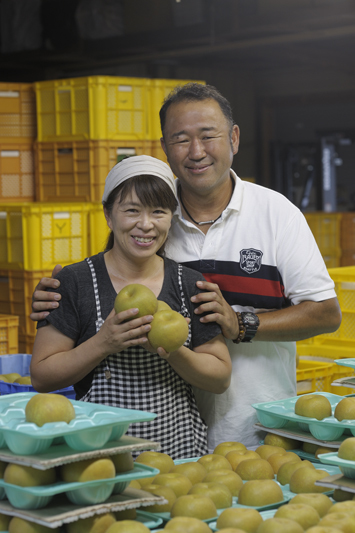 『夫唱婦随』山口幸夫　美輝／果樹園経営　　　栃木県県宇都宮市_f0089391_14150850.jpg