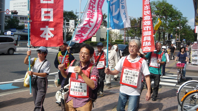 朝鮮侵略戦争阻止!労働法制改悪許すな!11・6日比谷大集会へ!10・2岡山労働者集会・デモ_d0155415_23463777.jpg