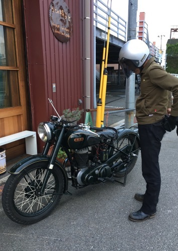 【バイクのお客さま】 BSA M20に乗って 極東Club OBSOLETE 藤◯さんご来店_f0326751_12222936.jpeg