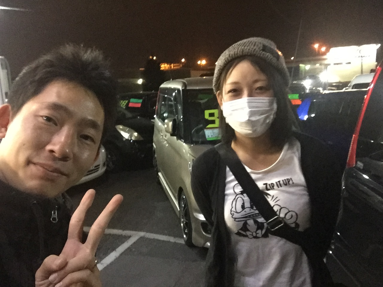 10月4日(火)☆TOMMYアウトレット☆ハイゼット N様納車(*´∇`)ノ あゆブログ♪ 自社ローン_b0127002_19540110.jpg
