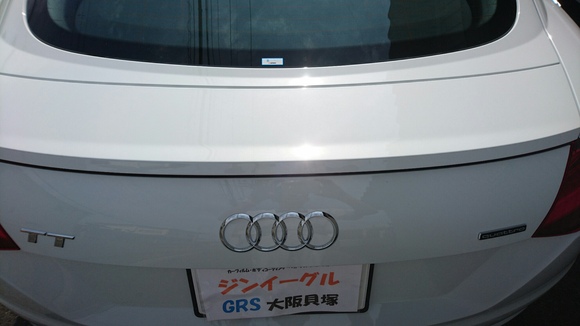 アウディ TT ガラスボディコーティング カーフィルム だんじり 大阪 貝塚_a0197623_19562616.jpg