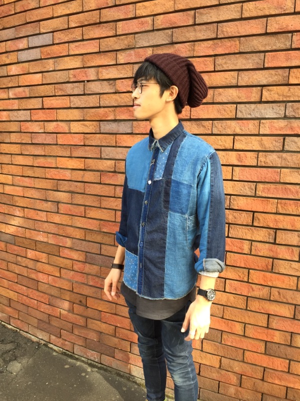 高評価なショップ KAPITAL 綿×リネンIDGパッチカトマンズシャツ www ...
