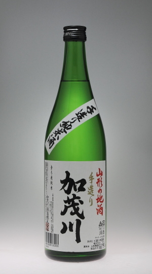 加茂川 手造り純米酒 素濾過［加茂川酒造］ : 一路一会のぶらり