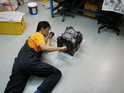 RX8 エンジン組付け (第3弾)_b0138552_20454913.jpg