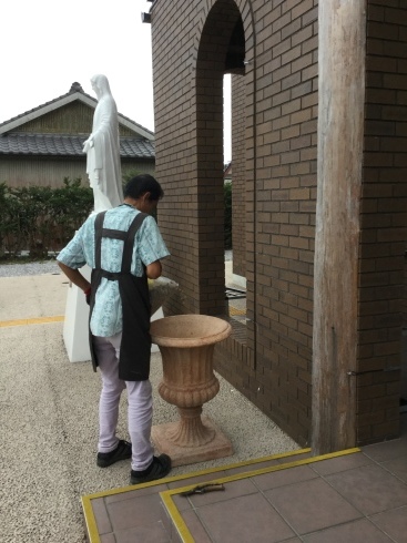 今日のお仕事・・カトリック宮崎教会・・_b0137969_05525669.jpeg